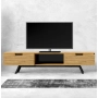 Szafka RTV-39 Drewno Lite Dąb Loft Lakier Rozmiary od 100 cm do 200 cm PREMIUM